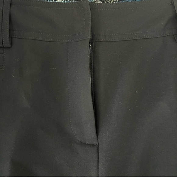 Women's DRESS BARN black w/buttons, capri/cropped pants slacks, size 10 - Picture 4 of 8